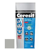 Затирка для узких швов Ceresit СЕ33 Comfort серебристо-серая 2 кг