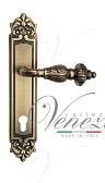 Дверная ручка Venezia на планке PL96 мод. Lucrecia (мат. бронза) под цилиндр