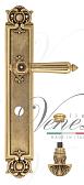 Дверная ручка Venezia на планке PL97 мод. Castello (франц. золото) сантехническая, пов