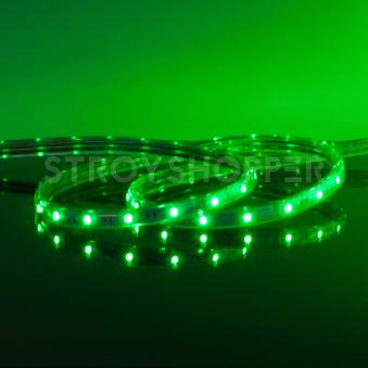 Комплект светодиодной ленты зеленой 10 м 4,4 Вт/м 60 LED 3528 IP65 LSTR001 220V 4,4W IP65